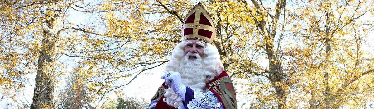 Sinterklaas tijdens de intocht in Drunen